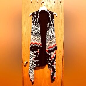 2-4X Sheer breezy sleeveless shrug